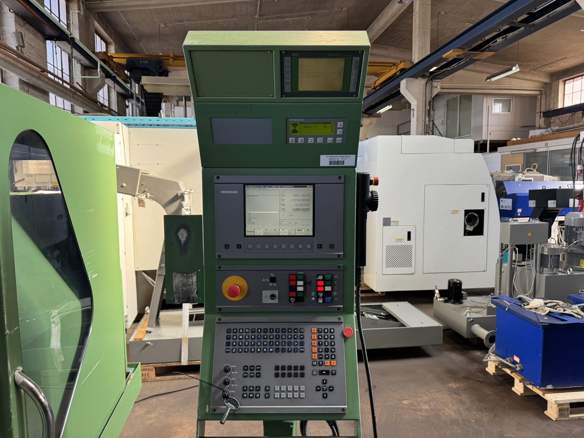 Kellenberger KEL Varia 225 - 1500 Used CNC Cylindrical grinder